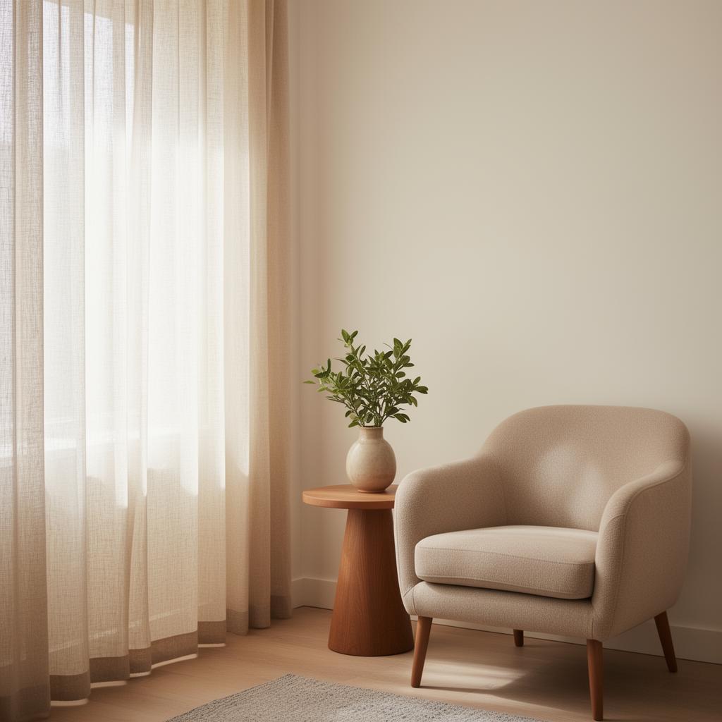Espaço terapêutico acolhedor com luz natural — atendimento clínico para adultos
